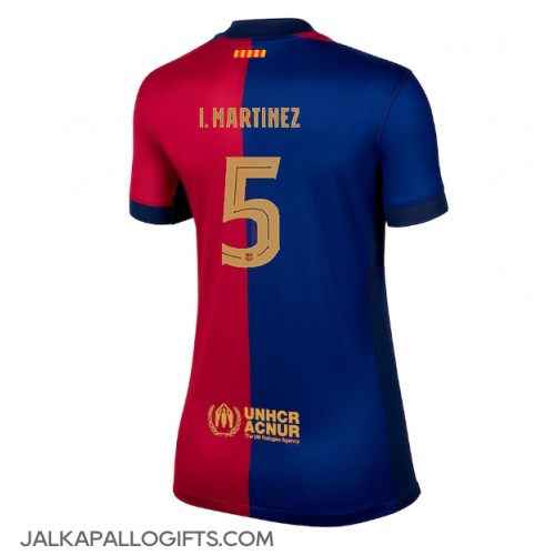 Barcelona Inigo Martinez #5 Kotipaita Naiset 2024-25 Lyhythihainen